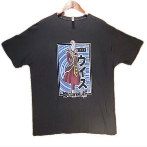 NWOT Black Dragon Ball Z Tee multi-colored Graphics Anime Sz XL